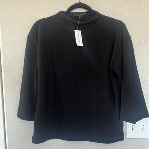NWT Black Banana Republic mock neck top